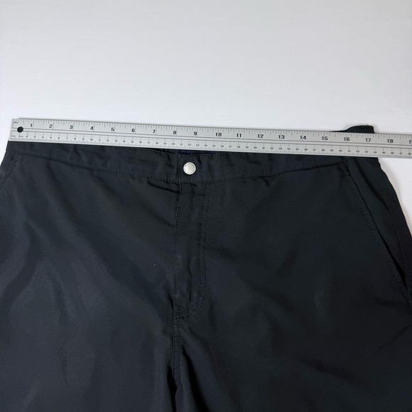 Abercrombie‎ Fitch Mens Lined Black Stretch Performance Shorts Size XL - Picture 4 of 8